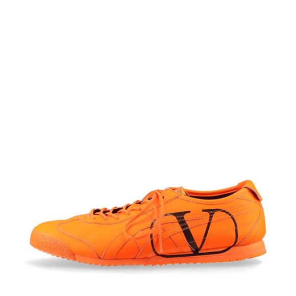 Valentino Garavani x Onitsuka Tiger Leather Sneakers Orange Color 9.5 US - Picture 1 of 14